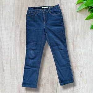 Jones New York Lexington Straight Leg Blue Jeans Size 12